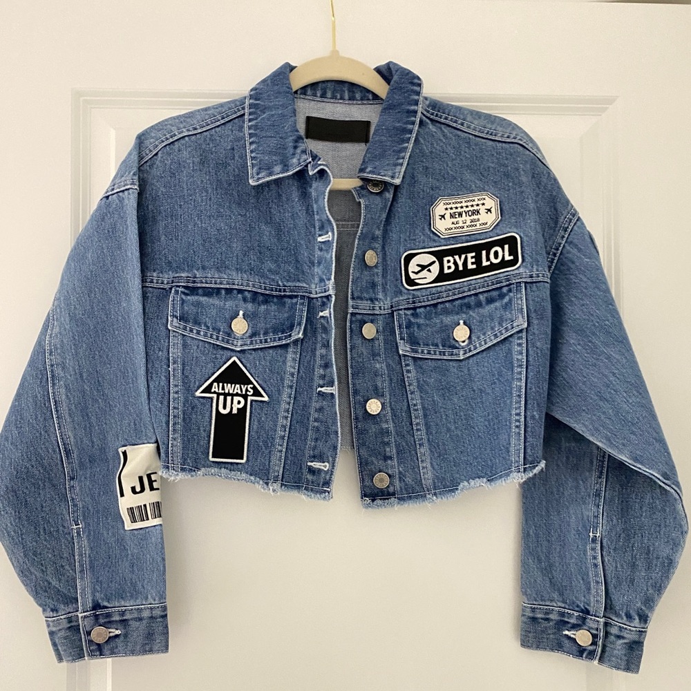 Jendes Cropped Denim Jacket Women